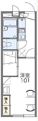 レオパレス植木の間取り