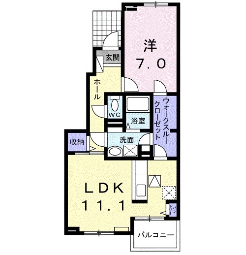 エスペランサ M Ⅱの間取り