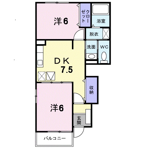 グレイス ヒルⅡの間取り