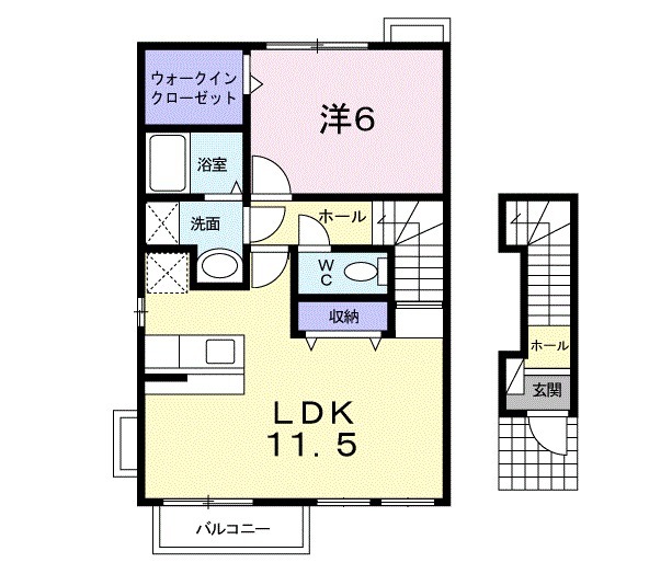 コロレの間取り