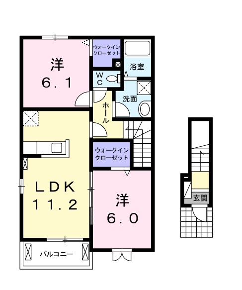 サンブライトⅠの間取り