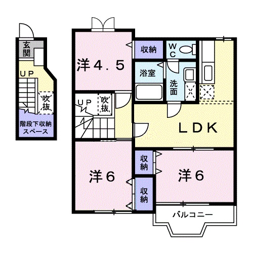 フローレンススクエアの間取り