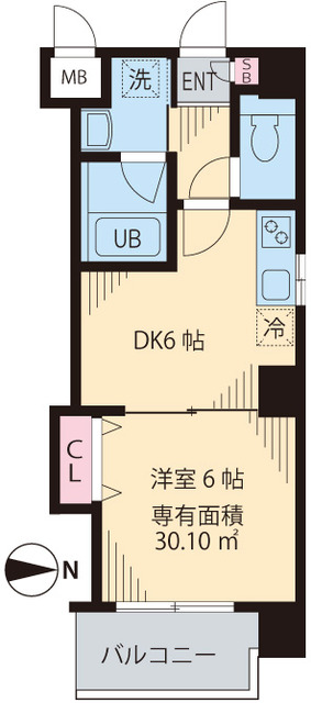 ラヴィ クレールの間取り