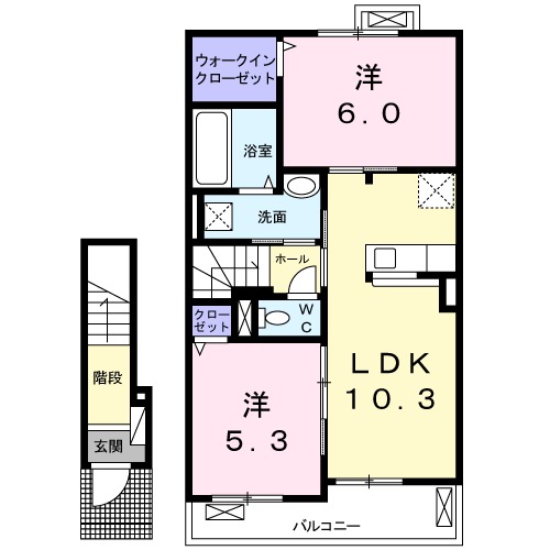 エアリーⅡの間取り