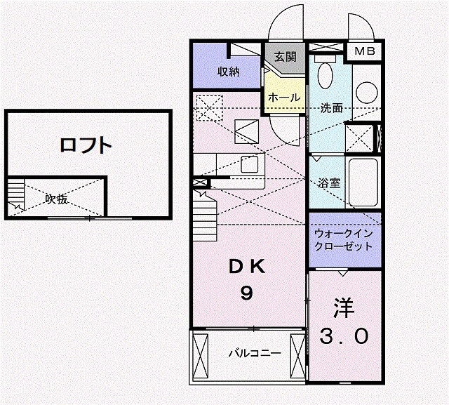 ボヤージュの間取り