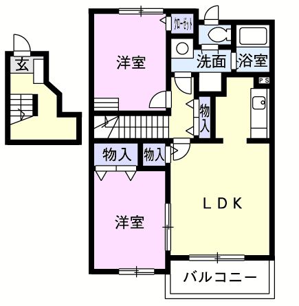 エクセランⅡの間取り