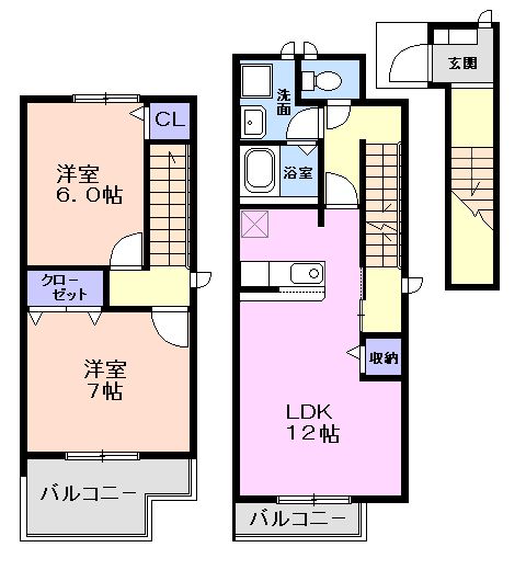 グレイス ドゥーの間取り