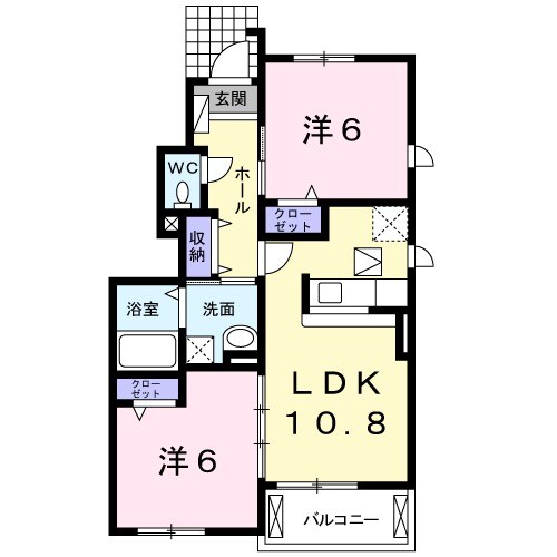 デスパシオレジデンスⅠの間取り