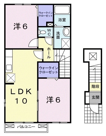 フォレストPARK Aの間取り