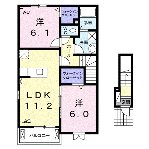 ルミエールⅡの間取り