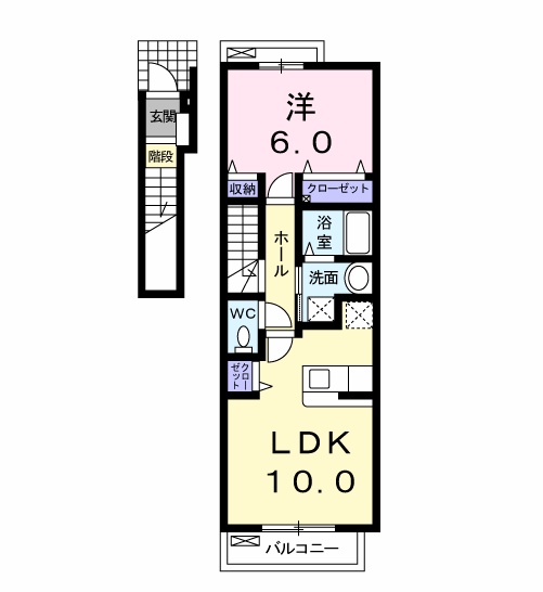 マロン・ツリーAの間取り