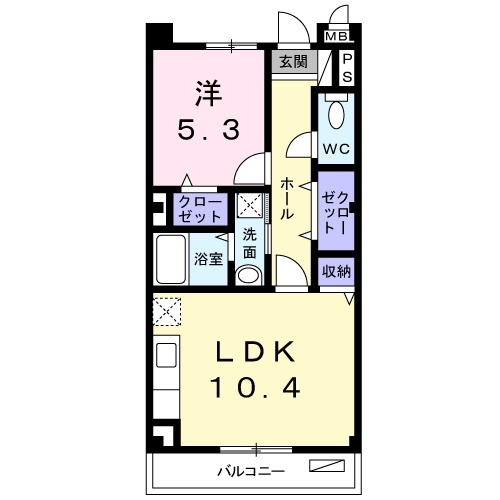 メロディ ベルの間取り