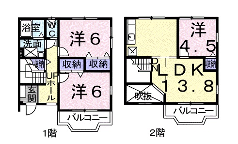 パークソフィアAの間取り