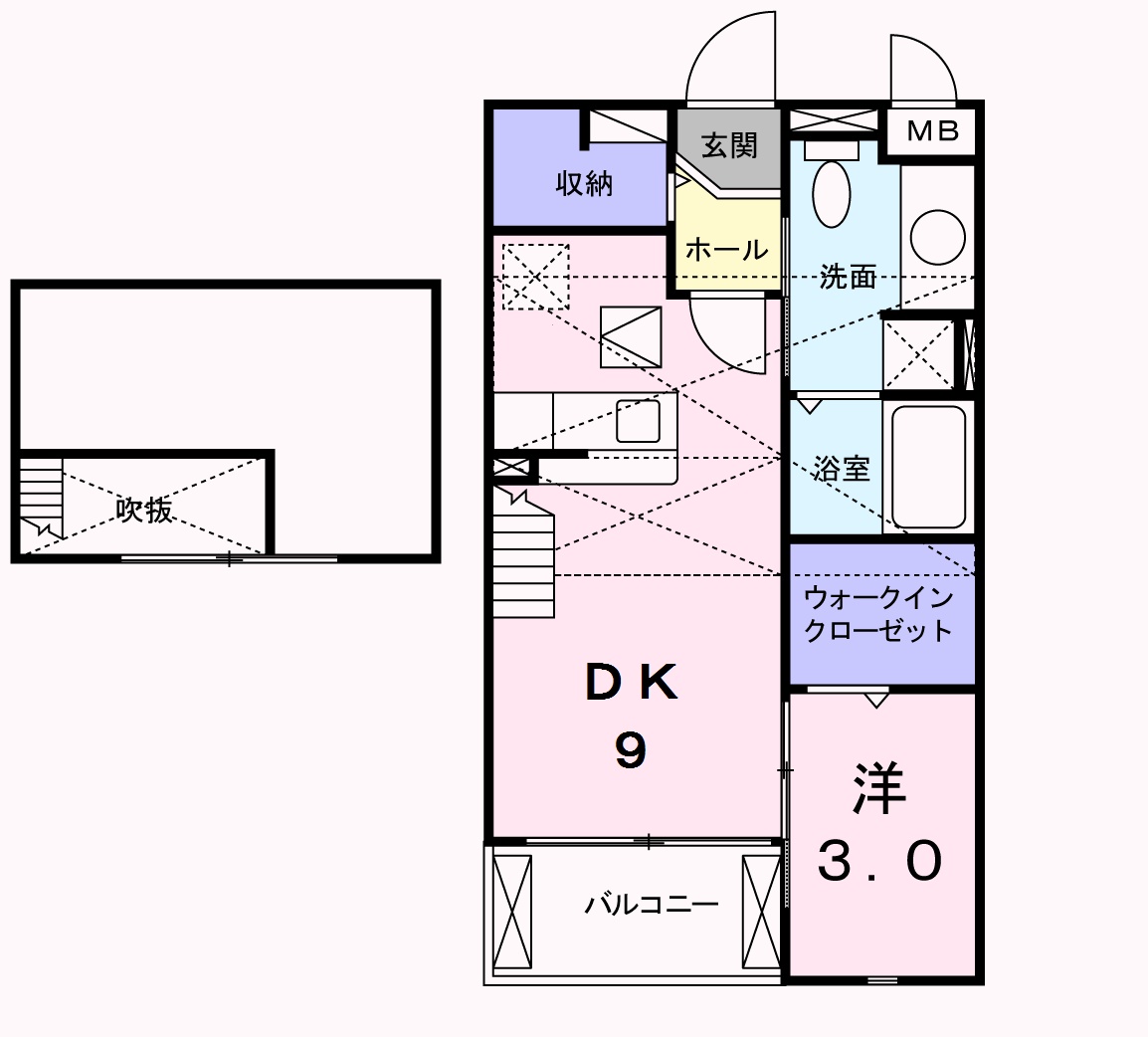 ボヤージュの間取り