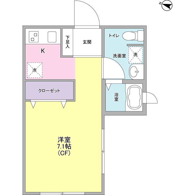 ミルクリークの間取り