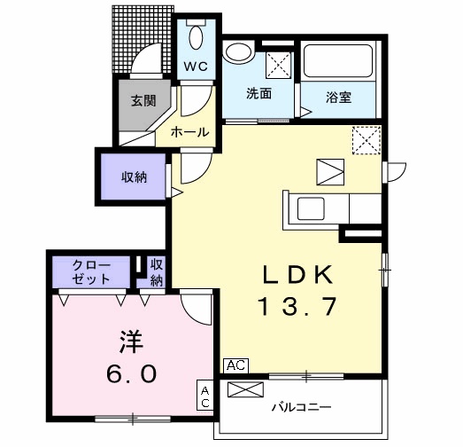 ルポーゼ・エスパスⅡの間取り