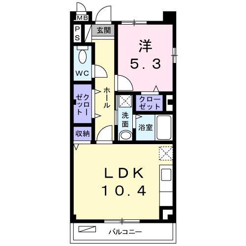 メロディ ベルの間取り