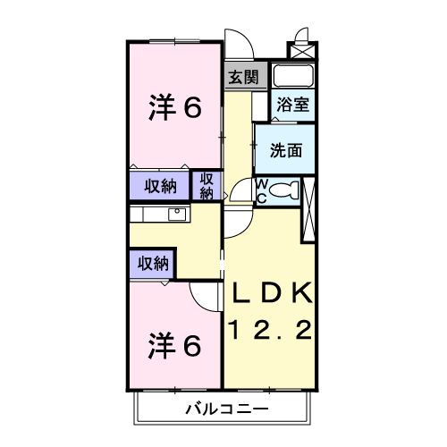 クリスタルKUMAGAYA-Bの間取り