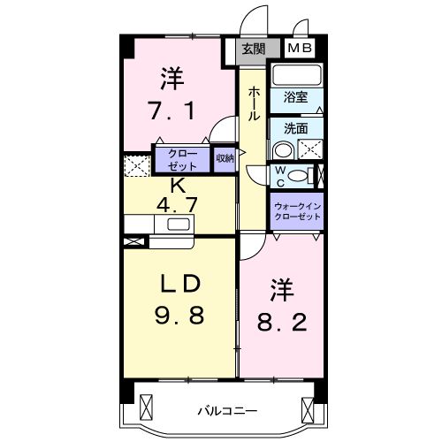 グラシエの間取り