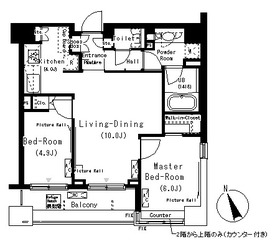 パークキューブ代々木富ヶ谷の間取り