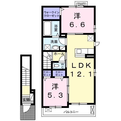 プティ・ラパンの間取り
