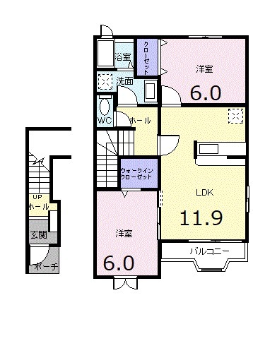 プロムナード１番館の間取り