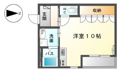 イーストサイド Ⅲの間取り