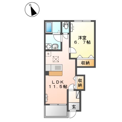 サニーモールの間取り