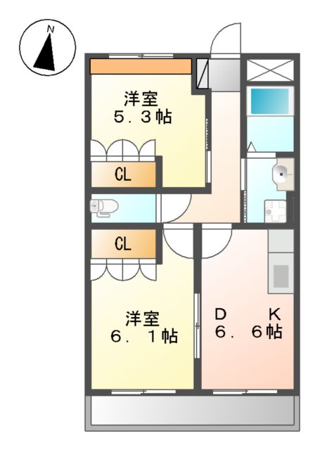 ウィステリアの間取り