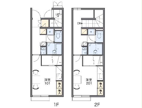レオパレスフルールの間取り