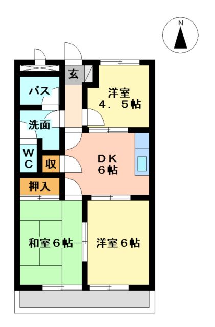 メゾンエクセルの間取り
