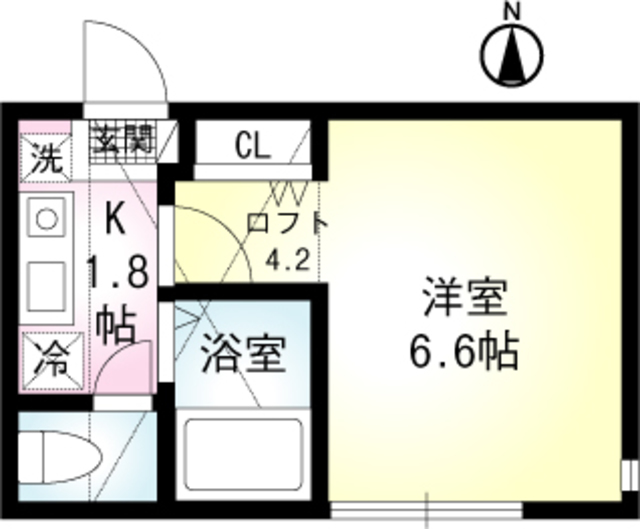 セレーノ田浦Ⅰの間取り