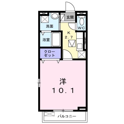 アルモニー HRの間取り