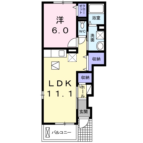 シュウエイヒルズ イーストの間取り
