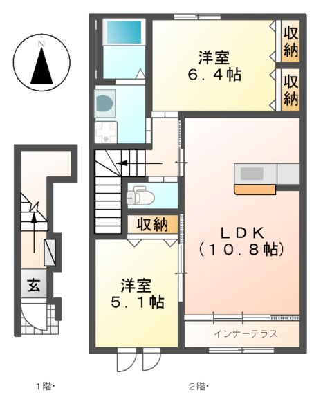 サンフィットⅢの間取り