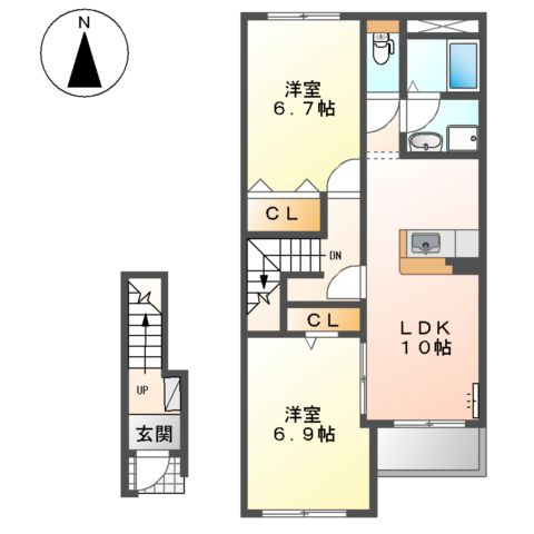 ゴーシュグランYの間取り