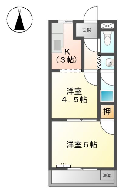 コミュニティタウン89の間取り