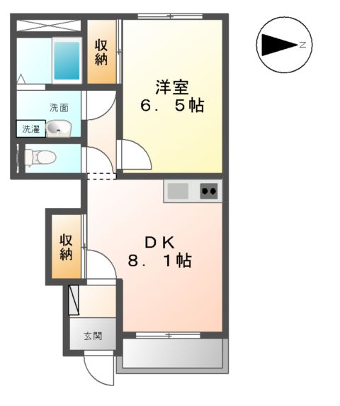 エステールキャッスルの間取り