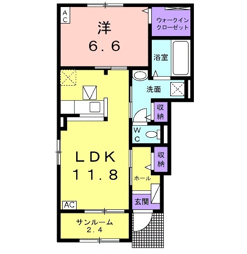 ボンダイⅢの間取り