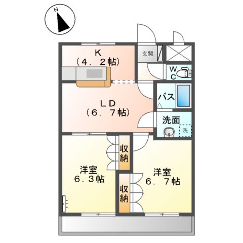 プラネットの間取り