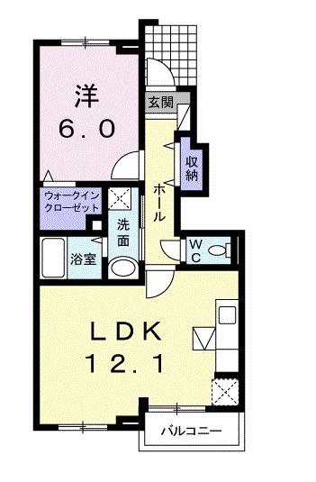 サンロードAの間取り