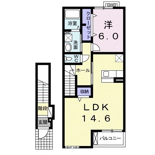 ジェルメ アルモニーⅡの間取り