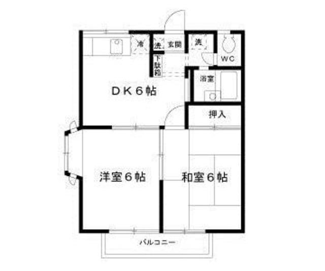 エステートピアコムAの間取り