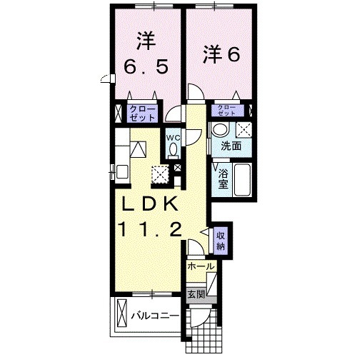 ヴェルガーデンの間取り