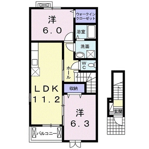 ヴァンベール葉山 Ⅱの間取り