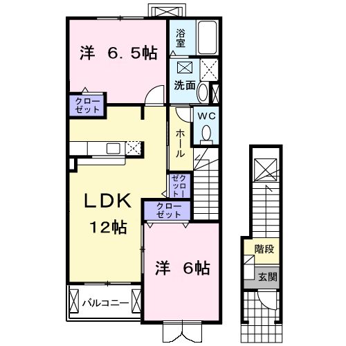 ボンヌ・シャンス7 Ⅰ棟の間取り