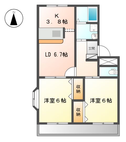 ピュア・エクセレンスの間取り