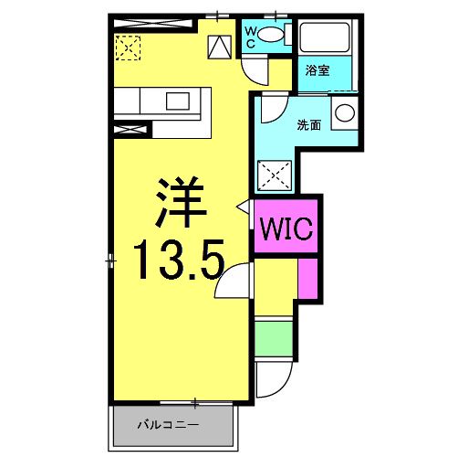 ハイムコンフォートＢの間取り
