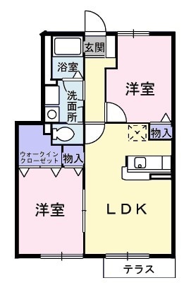 スリーエムAの間取り