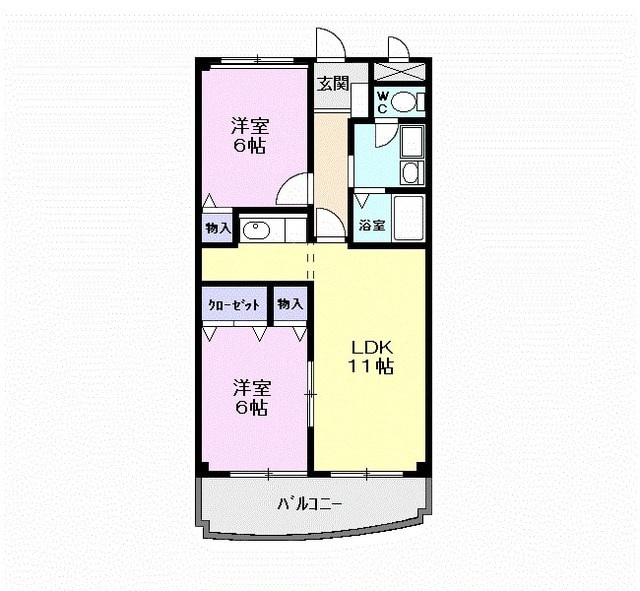 パルテール ヴィラ Kの間取り